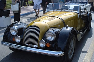 Yellow Convertable Car